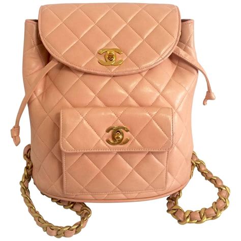 pink chanel backpack|chanel backpack vintage.